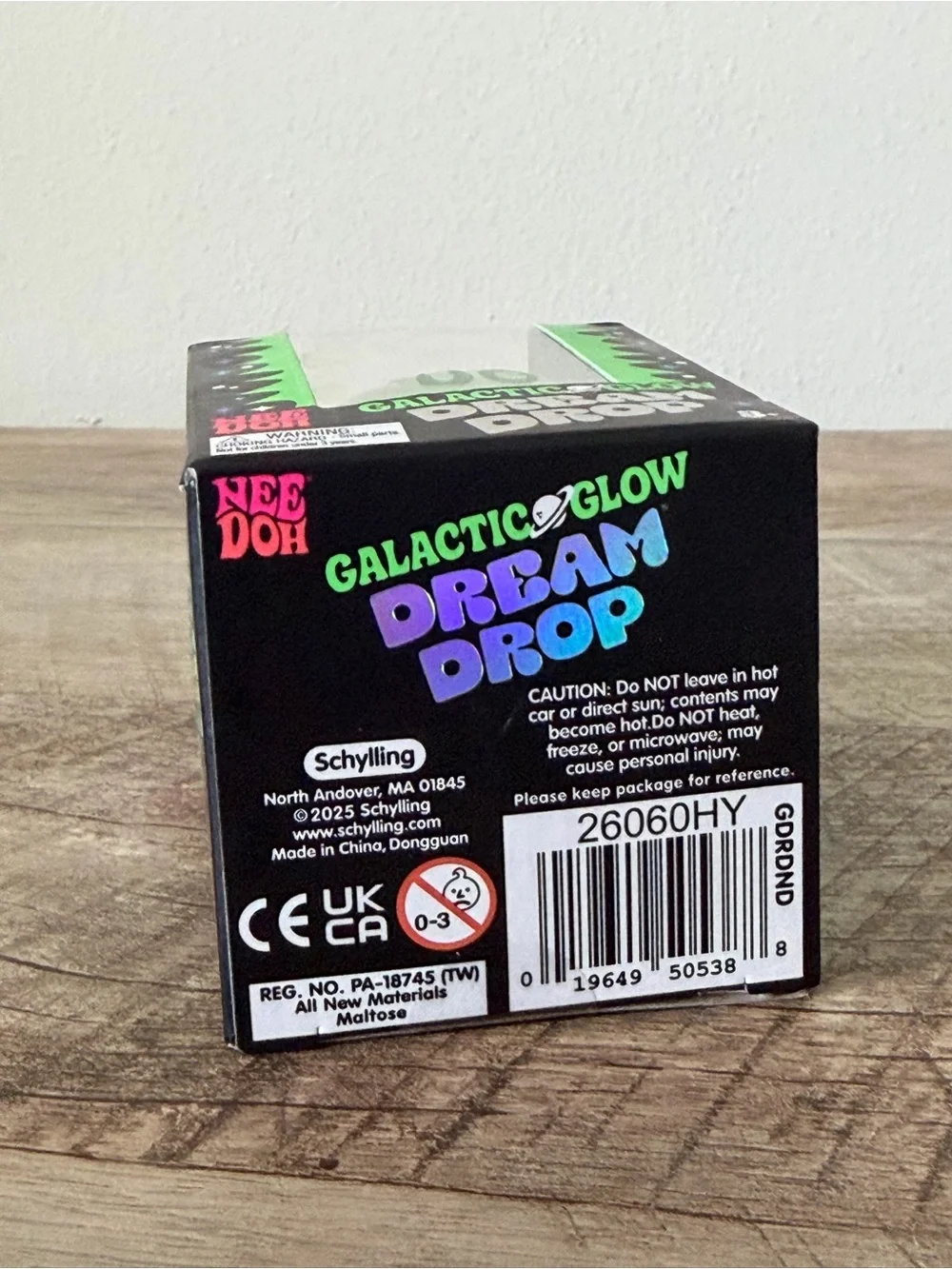 RARE! Limited Edition GLOW In Dark NeeDoh Galactic Glow Dream Drop Fidget Squish